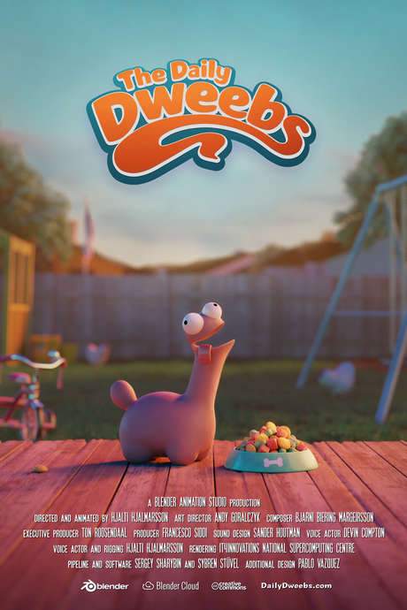    The Daily Dweebs is a pilot episode of an animated series revolving around the pet Dixey and his shenanigans in 1950’s American suburbia.  